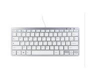 R-Go Tools R-Go Compact KB AZERTY Wit Bedraad