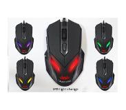 Sumvision Nemesis Zark LED gaming muis met 7 LED kleuren en verstelbare DPI 400 800 1600 2400 -2018