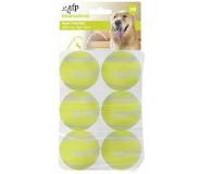 All For Paws AFP Interactive Hyper Fetch Super Bounce Tennis Balls - 6 stuks