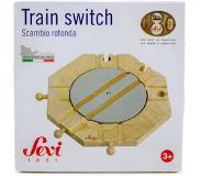 Sevi houten treinbaan train switch