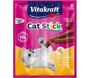 Vitakraft Catstick Mini - Gevogelte/Lever - Kattensnack - 3 St