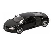 Audi Speelgoed zwarte Audi R8 auto 1:36