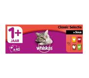Whiskas Multipack Pouch - Adult - Vlees Selectie Saus - 40 x 100 g