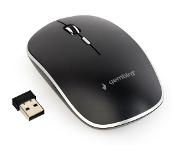 Gembird draadloze USB muis met 4 knoppen - 800-1600 DPI / zwart