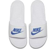 Nike Benassi JDI Slippers - Maat 41 - Mannen - wit/blauw