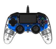 Nacon PS4 Official Wired Illuminated Controller Blauw