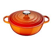 Le Creuset Marmite Braadpan 32 cm Oranjerood