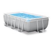 Intex frame zwembad 300 x 175 cm met filterpomp en zwembadtrap