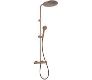Salenzi Giro messing opbouw regendouche geborsteld koper 30 cm