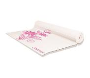 Gymstick emotion exercise mat pink/white - Met Draagband En Online Trainingsvideo's