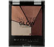 Maybelline Eye Studio Quad Diamond Glow Coral Drama 2 Bruin Shimmer oogschaduw