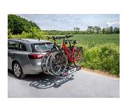 Eufab Amber 3 Towbar Bike Rack 13 Pin - 3 Bikes (E-Bikes Compatible) Zwart Zilver