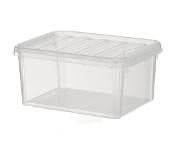 HEMA Opbergbox 34x25x16 Brussels Transparant (transparant)