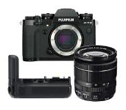Fujifilm X-T3 zwart + XF 18-55 + VG-XT3 grip