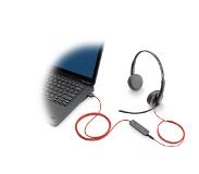 Poly Blackwire 3220 Headset Bedraad Hoofdband Oproepen/muziek USB Type-A Zwart