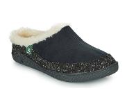 Kamik Nutmeg Pantoffels Dames, zwart/wit 2022 EU 39 Sloffen & Slippers