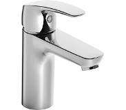Hansa hansapinto xl wastafelkraan met vaste uitloop zonder waste 16,5 cm, chroom