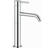 Royal plaza Seto wastafelkraan met afvoerplug hoog model chroom