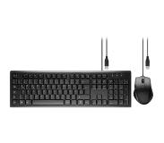 Goobay 96493 toetsenbord USB QWERTY Inclusief muis Zwart