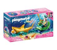 Playmobil - PLAYMOBIL Magic 70097 Koning der zeeën met haaienkoets