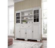 Meubella Buffetkast Kresto - Wit eiken - 168 cm