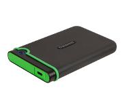 Transcend StoreJet 25M3C, 2000 GB, 2.5 inch, 3.2 Gen 1 (3.1 Gen 1), Zwart, Groen
