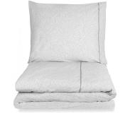 House In Style Dekbedovertrek House in Style Tumba White Jersey-240 x 200 / 220 cm | Lits-Jumeaux