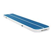 Gymrex Opblaasbare Gymmat - 500 x 100 x 20 cm - 250 kg - blauw / wit