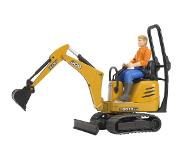 BRUDER - JCB Micro Excavator 8010 CTS and Construction Worker(BR62002)