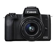 Canon Starterskit - Canon EOS M50 Zwart + 15-45mm IS STM + tas + geheugenkaart + doekje