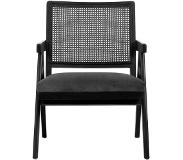 Nordal Wickerwork stoel - zwart /grijs