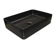Wiesbaden Waskom Wiesbaden Link opzet model Rechthoek 35x50x14.5 cm Zwart