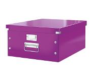 Leitz 6045 WOW opbergdoos | paars metallic | groot