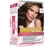 L'Oréal 1+1 gratis: L'Oréal Excellence Creme 3 Donkerbruin