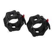 Tunturi Olympic Lock Jaw Collars - Halterstangsluiters - Paar - Zwart