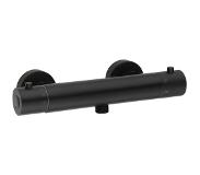 Saqu Thermostatische douchemengkraan 15 cm Mat Zwart