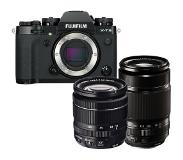 Fujifilm X-T3 zwart + XF 18-55mm + XF 55-200mm