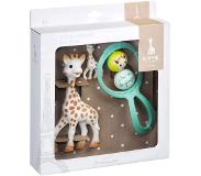 Vulli Sophie la girafe geboortegeschenkset met Sophie la girafe, 1 rammelaar Swing, 1 sleutelhanger