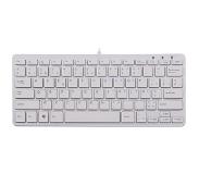 R-Go Tools R-Go Compact KB AZERTY Wit Bedraad ( BE )