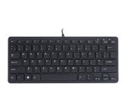 R-Go Tools R-Go Compact Toetsenbord, QWERTY (UK), zwart, Bedraad