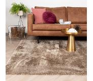 FRAAI Hoogpolig vloerkleed - Glazy Taupe 160x230cm