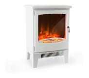 Klarstein Meran elektrische haard 950/1850 W verwarming met 2 standen gietijzeren stijl