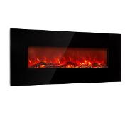 Klarstein Lausanne Long elektrische haard 1600W 2 warmtestanden 128 cm