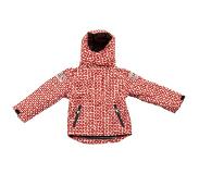 Ducksday regenjas met uitritsbare fleece unisex Funky red - 10 jaar