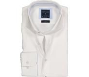 Profuomo Wit strijkvrij slim fit overhemd
