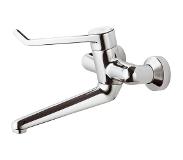Ideal standard Ceraplus wandkraan met uitloop 20cm met hendel 18cm veilige sluiting over koud chroom