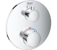 GROHE Grohtherm thermostatische inbouw douchekraan - Douche/Bad omstelling - Chroom