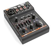 Power Dynamics PDM-D301BT 3-kanaals mixer USB mengpaneel bluetooth fantoomvoeding