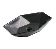 Kerra KR 570 BLM waskom zeshoek 57,5x36,5cm zwart