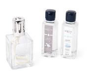 Lampe Berger - Basiskit Vierkant met 2 Parfum's van 250ml